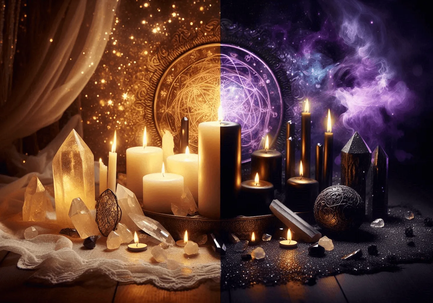 Magie noire vs magie blanche : différences et vérité (2026)